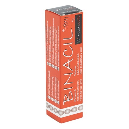 Binacil Wimpern- und Augenbrauenfarbe Hellbraun 15 ml Wimpernwelle - 1