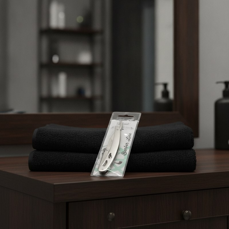 Navalla d’afaitar Metàl·lica Fulla Canviable Barber Line - 3