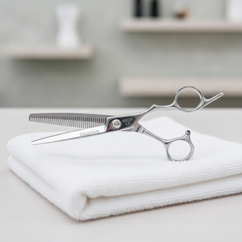 Forbici barbiere scolpire 6.5" Rooster Barber Line - 2