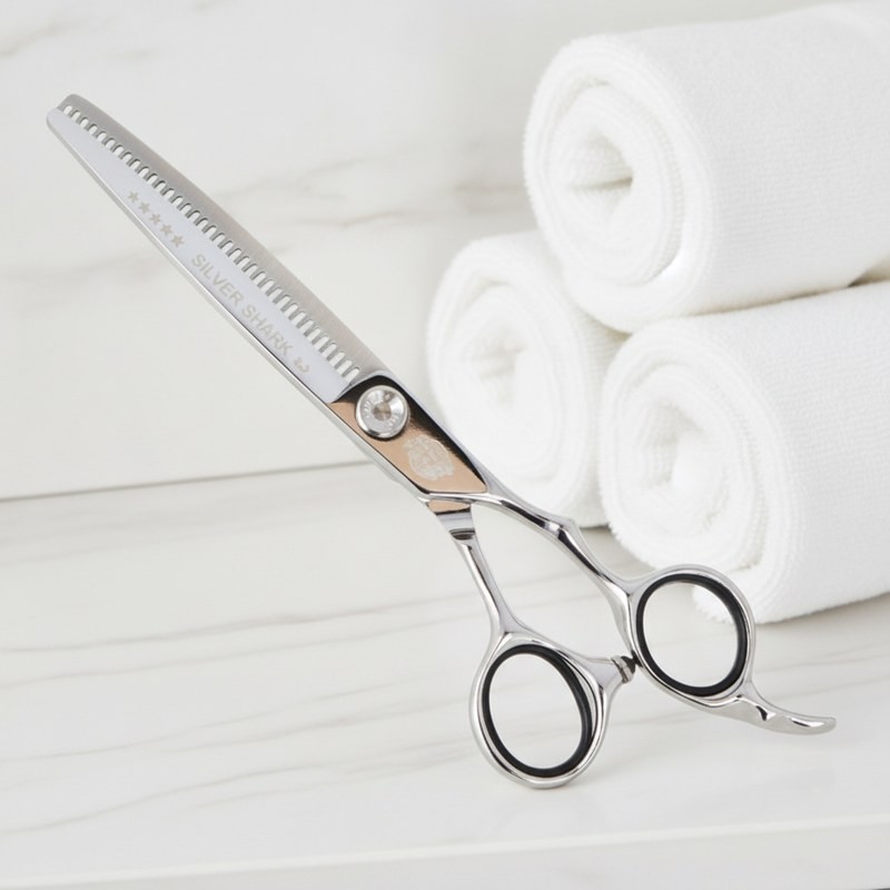 Ciseaux sculpter 6.5" silver shark Captain Cook Captain Cook - 2