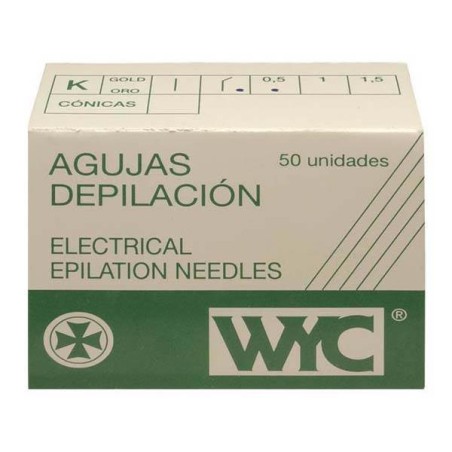 Ago Depilazione Inclinato WYC K2 0,5 C/50 U. in B/2U. Mix - 1