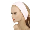 Turbante Rizo Cierre Velcro Blanco Algodón Mix - 1