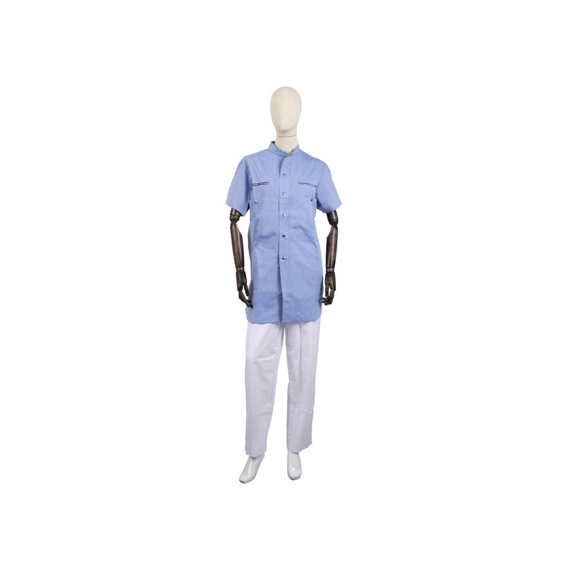 Camisa Zip T/Grande Mix - 1
