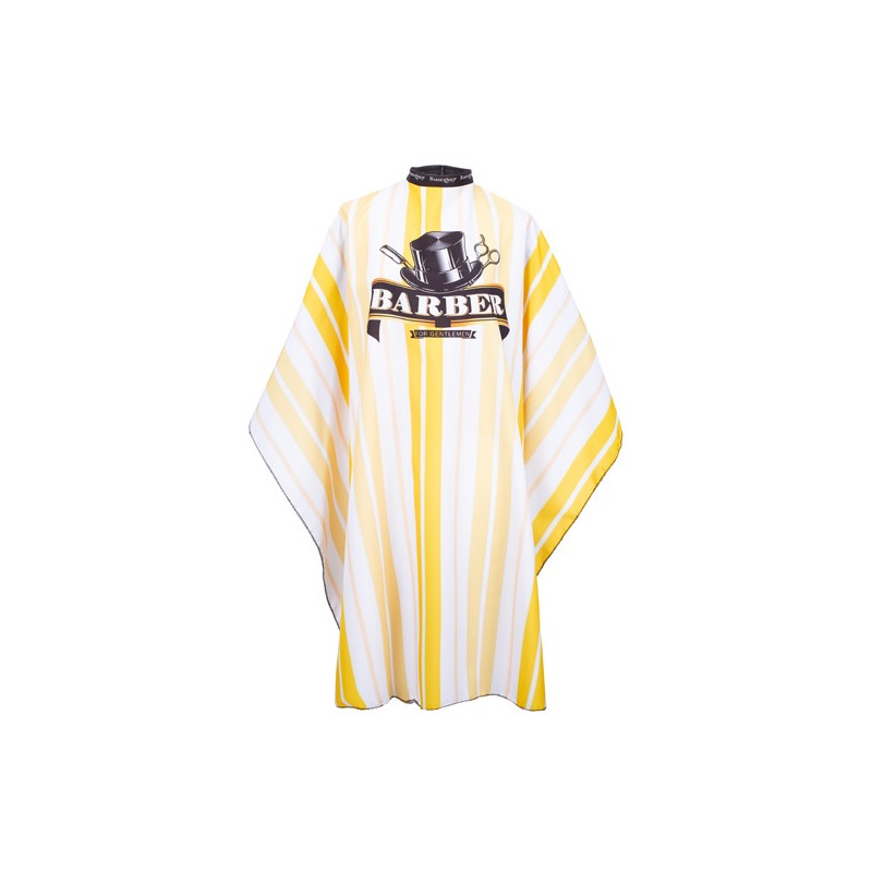 Peinador Microcor Cuello Neopreno Barber Amarillo Mix - 1