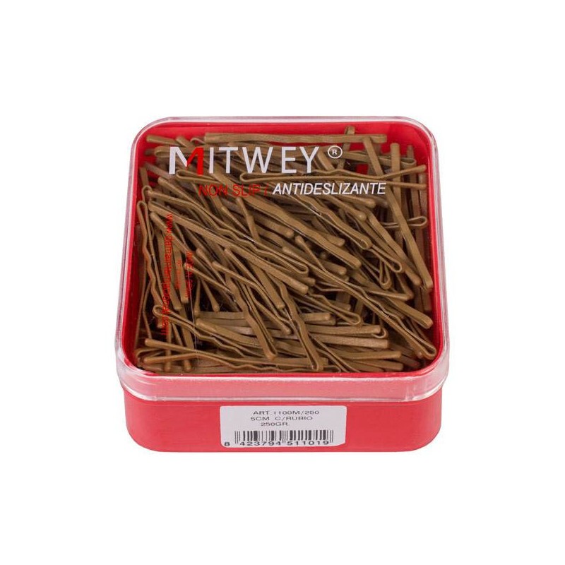 Clips Mitwey Antideslizante Rubio, 250gr. Mix - 1