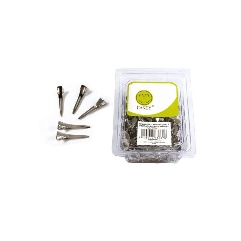 Pince Acier 2411 Candy Moyenne (Boîte 100) Mix - 1