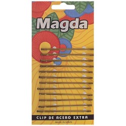Clips Magda Largo Bronce - caja 24 docenas Mix - 1
