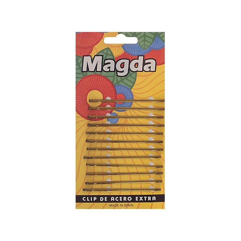 Clips Magda Largo Bronce - caja 24 docenas Mix - 1