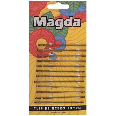 Clips Magda Longos Bronze - caixa 24 dúzias Mix - 1