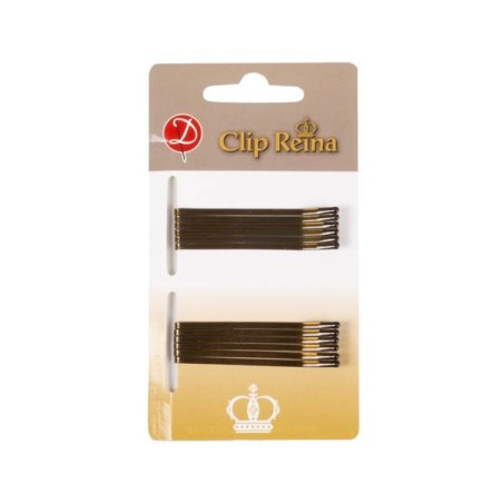 Clips Reina Bronce - Caja 12 docenas Mix - 1