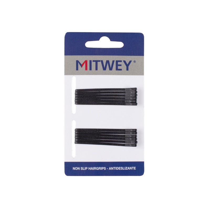 Clips Mitwey Rugueux Noir 12 douzaines Mix - 1