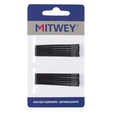 Clips Mitwey Rugueux Noir 12 douzaines Mix - 1