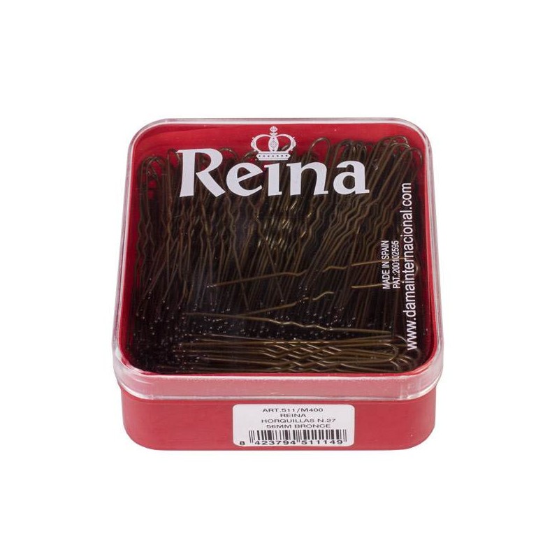 Horquillas Invisibles Reina Nº27 Bronce, 400 unds. Mix - 1
