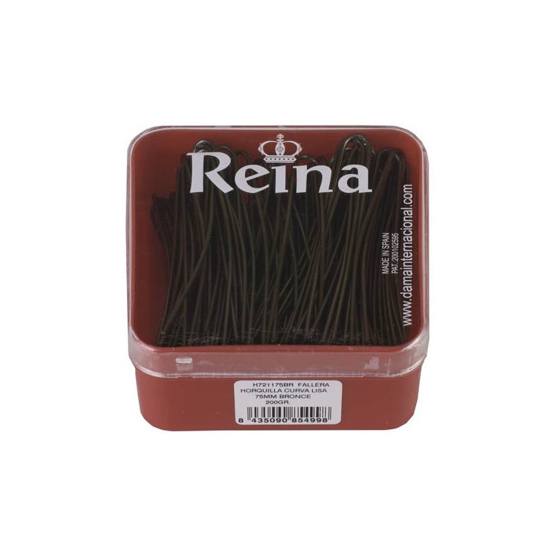 Horquilla Fallera Lisa Reina 75 mm Bronce, 200 gr. Mix - 1