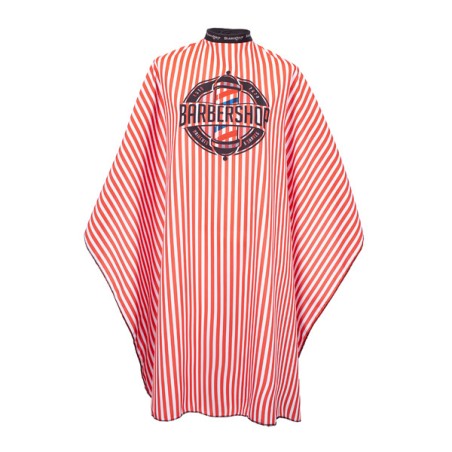Peinador Microcor Cuello Neopreno Barber Rojo Mix - 1