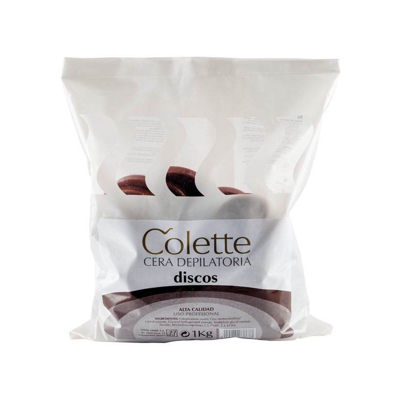 Cera Colette in dischi, cioccolato - 1kg. Mix - 1