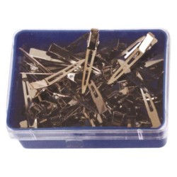 Haarklemme aus Stahl 7001 Mittel (Karton 100 Stk.) Mix - 1