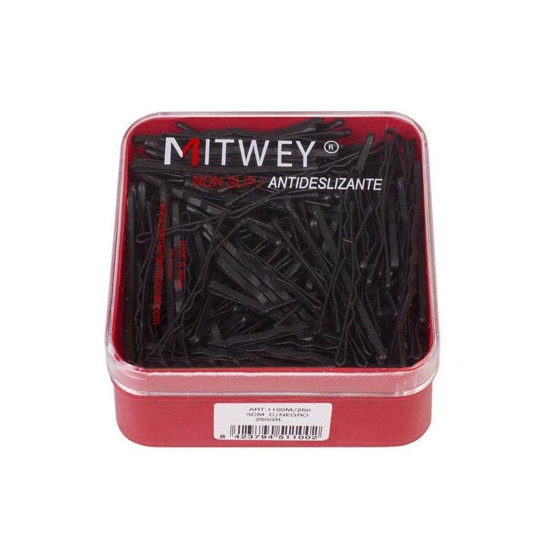 Clips Mitwey Antidérapants Noirs, 250gr. Mix - 1