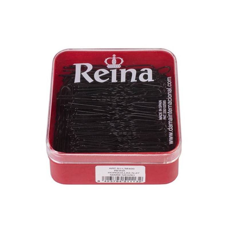 Épingles Invisibles Reina Nº27 Noir, 400 unités. Mix - 1