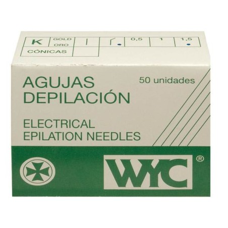 Aiguille Épilation Inclinée WYC K4 1,5 Boîte 50 U. en Blister 2U. Mix - 1