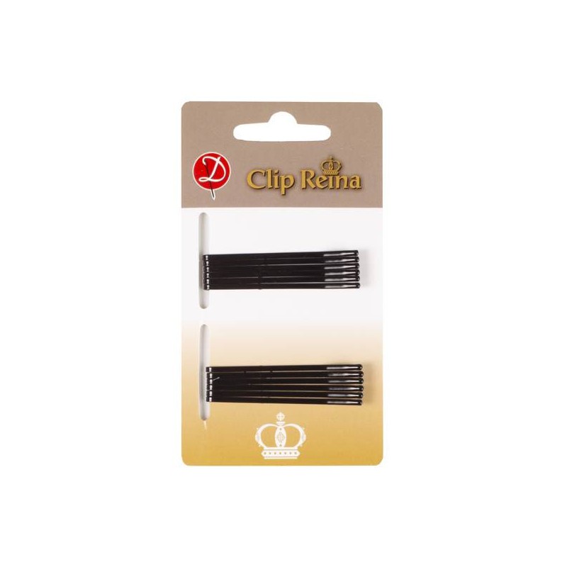 Clips Reina Negro - caja 12 docenas Mix - 1