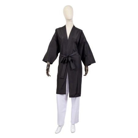 Kimono Mikrofaser 6004, Schwarz Mix - 1
