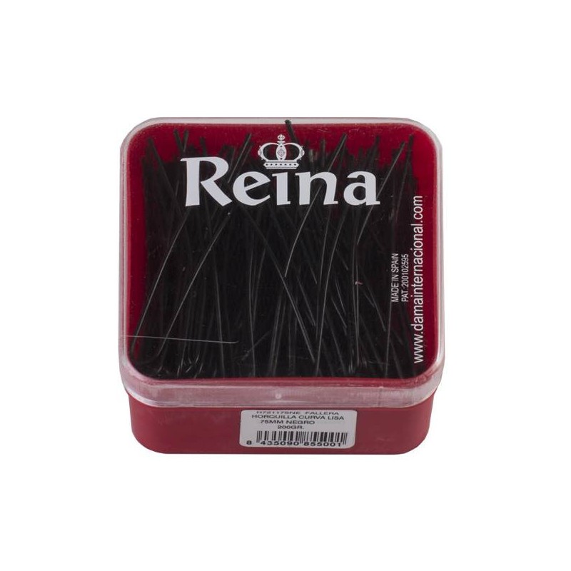 Forquilla Fallera Llisa Reina 75 mm Negre, 200 gr. Mix - 1
