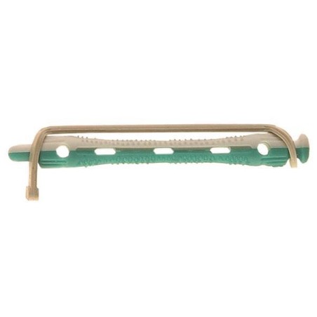 Bigoudi Plastique Court Nº 14 Blanc-Vert Mix - 1