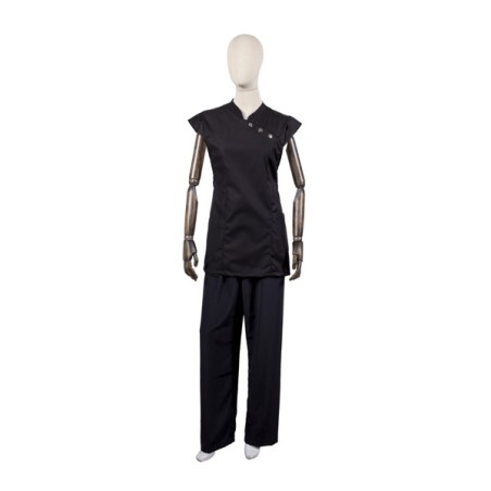 Casacca da Parrucchiere Nera Mix - 1