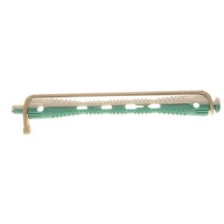 Bigoudi Plastique Long Nº 7 Blanc-Vert Mix - 1