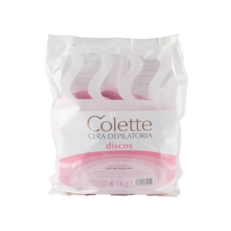 Wachs Colette in Scheiben, rosa, Paste, Blister/1kg Mix - 1