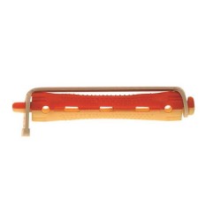 Bigoudi Plastique Court N° 11 Rouge-Jaune Mix - 1