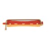 Bigoudi Plastique Court N° 11 Rouge-Jaune Mix - 1