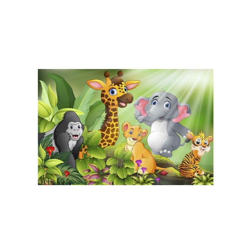 Peignoir Infantil Higiênico Animais (80x120) Mix - 1