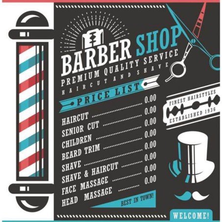 Capa de Corte Barber Price (120x160) Mix - 1