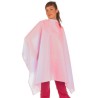 Peinador Nylon Retangular com Mangas Rosa Mix - 1
