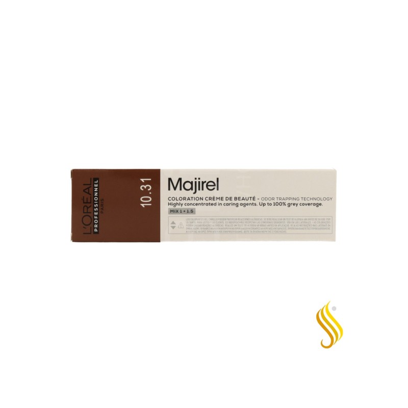 L'Oréal Majirel 10.31 – Rubio Extra Claro Beige Cálido 60 ml L'Oréal - 1