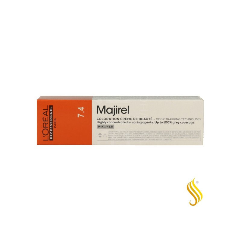 L’Oréal Majirel Cobrizos 7.4 - Louro Médio Acobreado 60 ml L'Oréal - 1