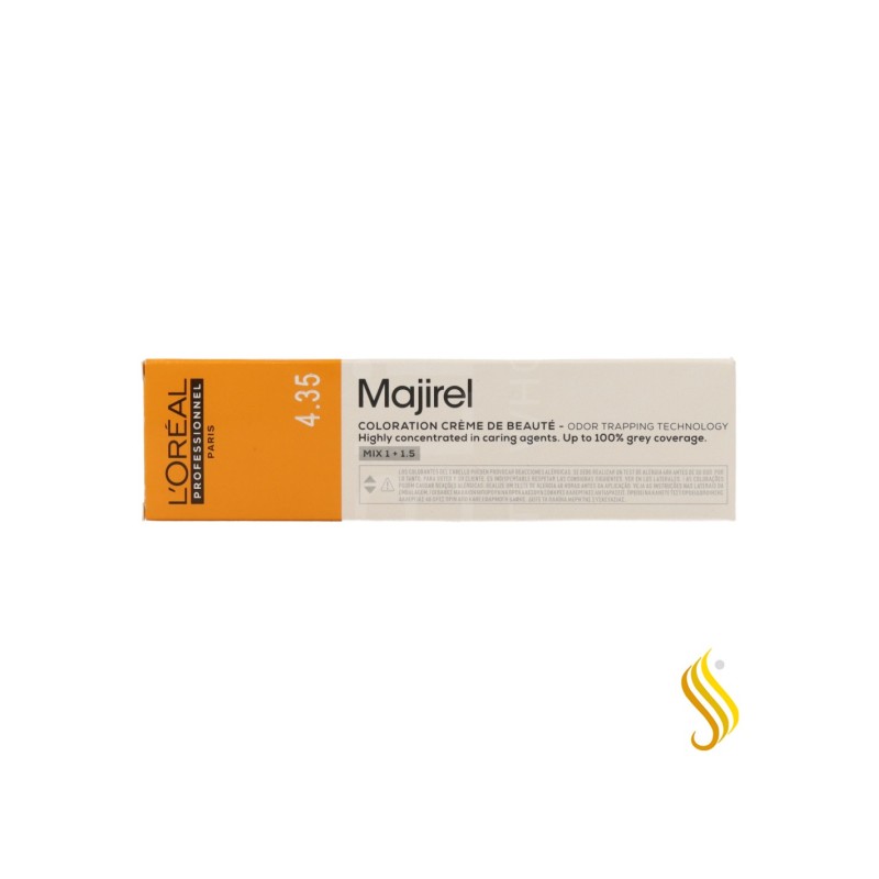 L'Oréal Majirel Gold 4.35 – Châtain Doré Acajou 60 ml L'Oréal - 1