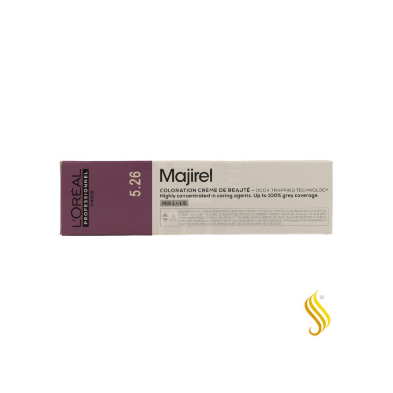 L’Oréal Majirel Irisé 5.26 – Hellbraun Irisierend Rot 60 ml L'Oréal - 1