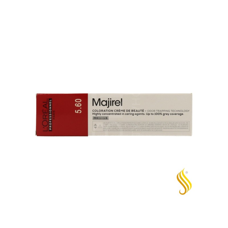 L'Oréal Majirel 5.60 – Hellbraun Tiefrot 60 ml L'Oréal - 1