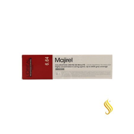 L'Oréal Majirel 6.64 - Rubio Oscuro Rojo Cobrizo Intenso 60 ml L'Oréal - 1