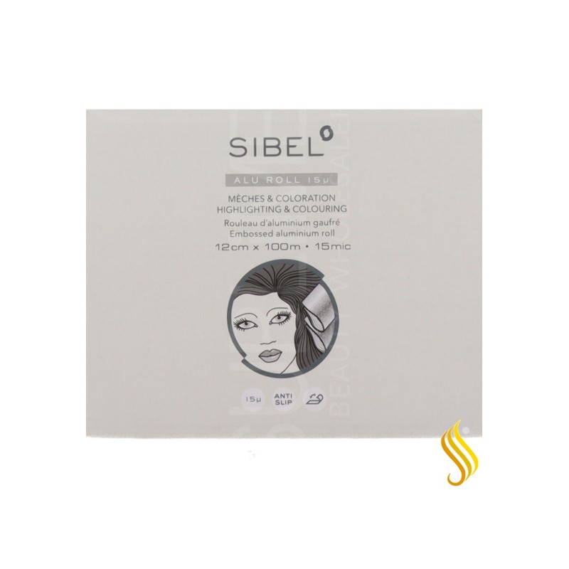 Sinelco Sibel Feuilles Aluminium Rouleau Argent 12 cm × 100 m Sinelco - 1
