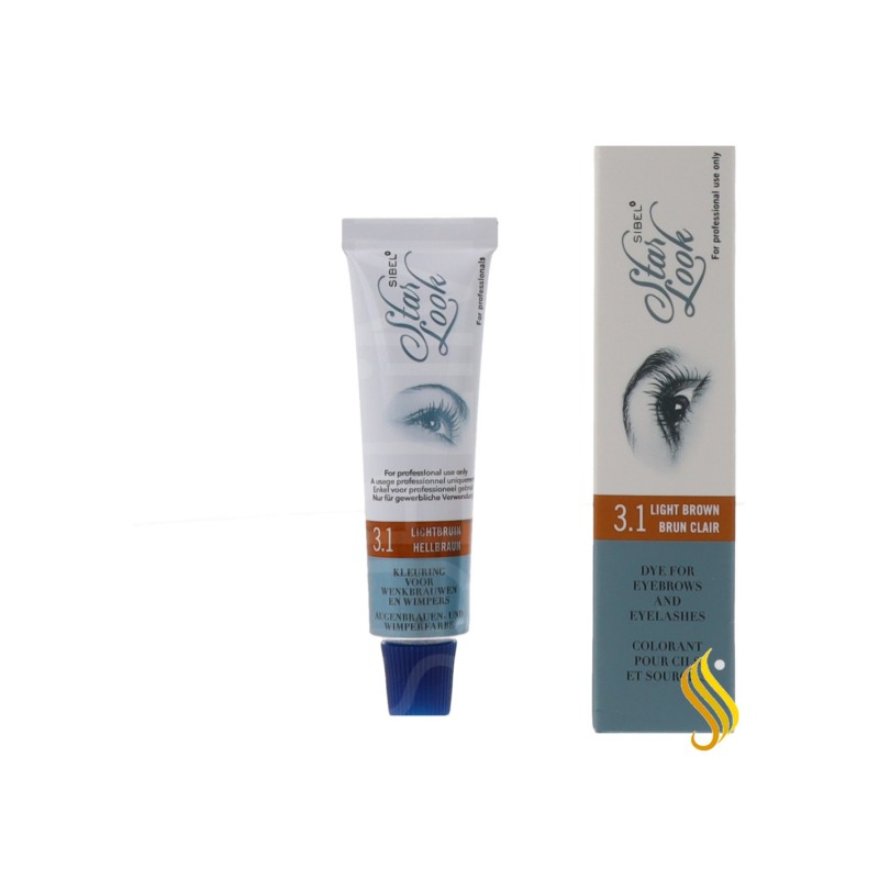 Sinelco Star Look Tinta Permanente Ciglia Marrone Chiaro Nº3.1 15 ml Sinelco - 1