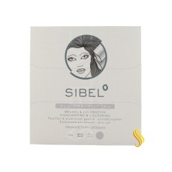 Sinelco Sibel Folhas Alumínio Pré-Cortado Prata 12 × 27 cm – 300 unid Sinelco - 1