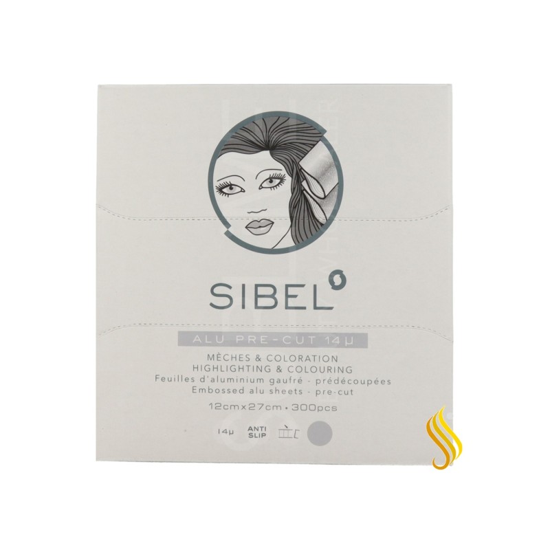 Sinelco Sibel Feuilles Aluminium Pré-Découpées Argent 12 × 27 cm – 300 u Sinelco - 1