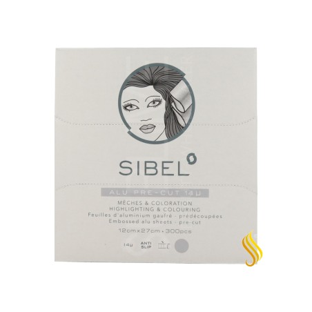 Sinelco Sibel Feuilles Aluminium Pré-Découpées Argent 12 × 27 cm – 300 u Sinelco - 1