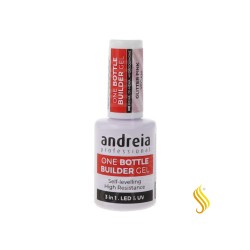 Andreia One Bottle Builder Gel Niedrige Viskosität Glitter Pink 14 ml Andreia - 1