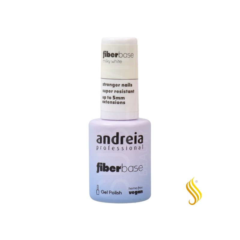Andreia Gel Polish Fiber Base Couleur Milky White 10.5 ml Andreia - 1