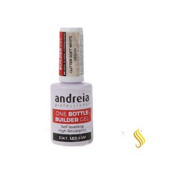 Andreia One Bottle Builder Gel Bassa Viscosità Glitter Soft 14 ml Andreia - 1